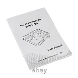 NEW Portable ECG Machine EKG Monitor electrocardiograph Printer CONTEC ECG100G