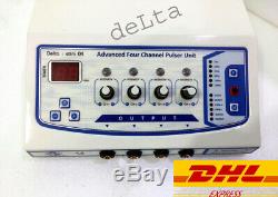 New Professional Home use 4 channel Electrotherapy Machine Pulser Massager UJFH