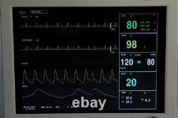 Patient Monitor 6-parameter ICU CCU Vital Sign Cardiac Machine with bag/case
