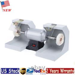 Polishing Lathe Machine Bench Buffing Grinder Dental Lab High Speed Polisher