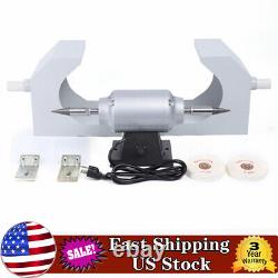 Polishing Lathe Machine Bench Buffing Grinder Dental Lab High Speed Polisher