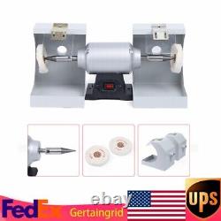 Polishing Lathe Machine Bench Buffing Grinder Dental Lab High Speed Polisher