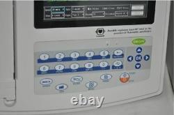 Portable ECG/EKG Machine Digital 12 Channels 12 lead Electrocardiograph, Touch