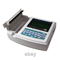 Portable ECG/EKG Machine Digital 12 Channels 12 lead Electrocardiograph, Touch, US
