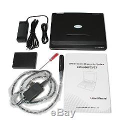 US Digital Veterinary Ultrasound Scanner Portable Laptop Machine, 2 Probes Animal