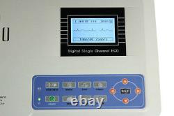 US Seller Digital single channel 12-lead ECG/EKG machine Electrocardiograph FDA