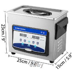 Ultrasonic Cleaner 3.2L 60/120w Degas Ultrasonic Machine Digital Sonic Cleaner