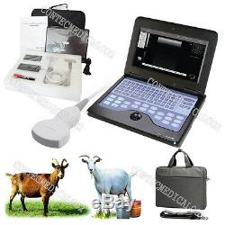 VET Veterinary portable Ultrasound Scanner Machine For Sheep/Goat/Pig, +Convex