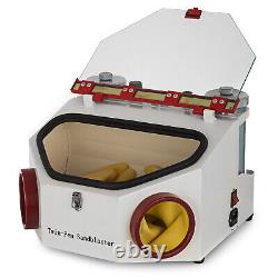 VEVOR Twin Pen Sandblaster Double Pen Sand Blaster Machine for Dental Lab 2 Tank