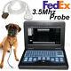 Veterinary Animal Laptop Ultrasound Scanner Machine 3.5 Convex Probe Usa Fedex