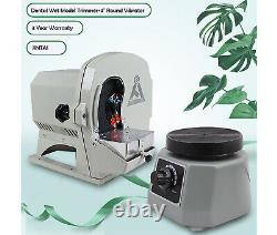Wet Dental Model Trimmer Abrasive Machine Disc Wheel Lab Equipment + 4 Vibrator