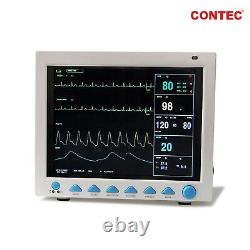 12.1 Pouce Moniteur Cardiaque Signes Vitaux Icu Patient Monitor Machine 7 Paramètres