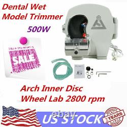 500W JT-19 Machine de découpe de modèle humide pour laboratoire dentaire avec disque abrasif Machine de découpe de modèle