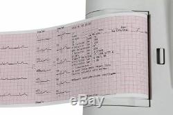 6 Canaux 12 Plomb Électrocardiographe Machine Ecg Portable Tactile Ecg Logiciel Usb