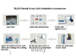 Blx-5 Dentaire X Ray Mobile Film D'imagerie Numérique Machine Système Portable À Faible Dose
