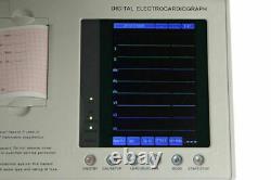 Carejoy Électrocardiographe À 3 Canaux Ecg Ekg Machine+interprétation