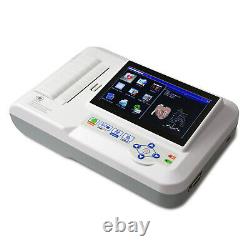 Ce Ecg600g Ekg Machine Ecg Electrocardiograph 6 Channel Touch 12 Lead+printer+sw