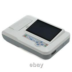 Ce Ecg600g Ekg Machine Ecg Electrocardiograph 6 Channel Touch 12 Lead+printer+sw