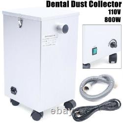 Collecteur de poussière d'atelier dentaire, aspirateur de poussière, machine de nettoyage de la poussière, 172m³/h, 800W