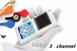 Contec 3-channel 24 Holter Monitor Ecg/ekg System Machine, Pacemaker Analyzer, États-unis