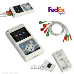 Contec 3-lead 24hour Holter Monitor Ecg/ekg System Machine, Pacemaker Analyzer, États-unis