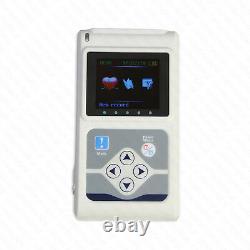 Contec 3-lead 24hour Holter Monitor Ecg/ekg System Machine, Pacemaker Analyzer, États-unis