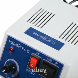 Dental Lab Electric Motor & Marathon Micromoteur 35k RPM Polissage Machine N3 Gvc
