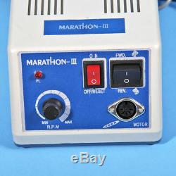 Dental Lab Électrique Marathon Moteur Micromoteur Machine N3 + 35k RPM Handpiece