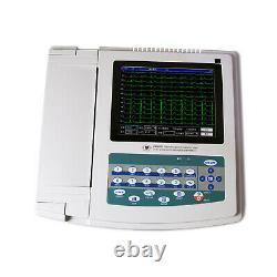 Digital 12 Channel 12 Lead Ecg/ekg Machine+software Electrocardiographe Vente Américaine