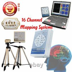 Digital Portable Eeg Machine, Mapping System 16-channel Eeg, Kt88+2 Trépieds, Nouveau