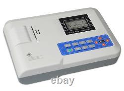 Ecg/ekg Machine 12 Plomb Portable 1 Canal Interprétation Électrocardiographique Fda