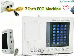Électrocardiographe À 3 Canaux Ecg/ekg De 7 Pouces