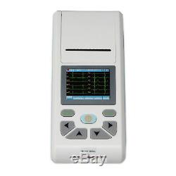 Fda Contec Ecg90a Ecg 12 Dérivations Machine Électrocardiographe Tactile + Logiciel, Imprimante