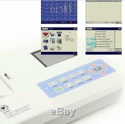 Fda Ecg300g 3 Canaux 12 Dérivations Ecg / Machine + Usb + Logiciel, Cardiograph, États-unis Fedex