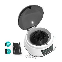 Lab Microcentrifuge Machine Benchtop Centrifuge 2 Rotors Pour 0,2/0,5/1.5/2ml