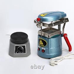Labo Dentaire Vacuum Ancienne Machine De Moulage + Vibrateur 4 Rond Shaker Oscillateur M