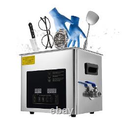 Machine à laver ultrasonique de 10L pour le nettoyage des instruments de laboratoire dentaire avec chauffage et minuterie