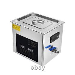 Machine à laver ultrasonique de 10L pour le nettoyage des instruments de laboratoire dentaire avec chauffage et minuterie