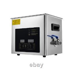 Machine à laver ultrasonique de 10L pour le nettoyage des instruments de laboratoire dentaire avec chauffage et minuterie