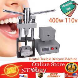 Machine à prothèses dentaires flexibles 400W pour dentistes, système d'injection dentaire, équipement de laboratoire CE