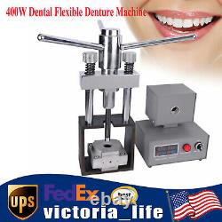 Machine de moulage par injection dentaire flexible pour prothèses dentaires de laboratoire de 400W