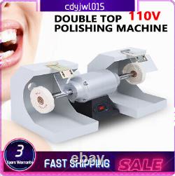 Machine de polissage dentaire Polisseuse Tour Rectifieuse Équipement de laboratoire Polisseur 3000 tr/min