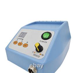 Machine de polissage sans balais à micromoteur électrique pour laboratoire dentaire avec pièce à main de 50 000 tr/min.