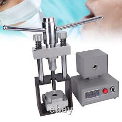 Machine de pressage à chaud d'injection de prothèse dentaire souple à mouler manuellement de laboratoire dentaire de 400 W, 110 V.