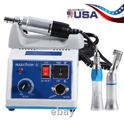 Micromoteur électrique pour laboratoire dentaire compatible avec les instruments marathon/contra angle/straight handpiece ns