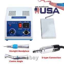 Micromoteur électrique pour laboratoire dentaire compatible avec les instruments marathon/contra angle/straight handpiece ns