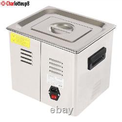 Nettoyeur ultrasonique de 10L pour instruments de laboratoire dentaire avec chauffage et minuteur