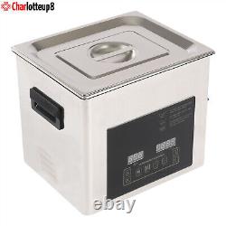 Nettoyeur ultrasonique de 10L pour instruments de laboratoire dentaire avec chauffage et minuteur