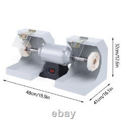 Polisseur de bijoux Machine à polir Tour de laboratoire dentaire Établi Buffing Grinder 550W