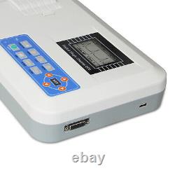 Portable Ecg Monitor Ekg Machine 1 Channel 12 Leads Electrocardiograph Printer
